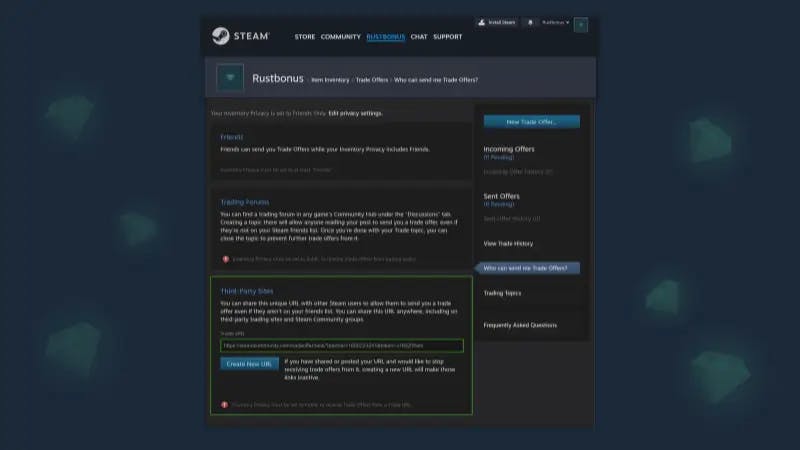 How to Find Your Steam Trade URL